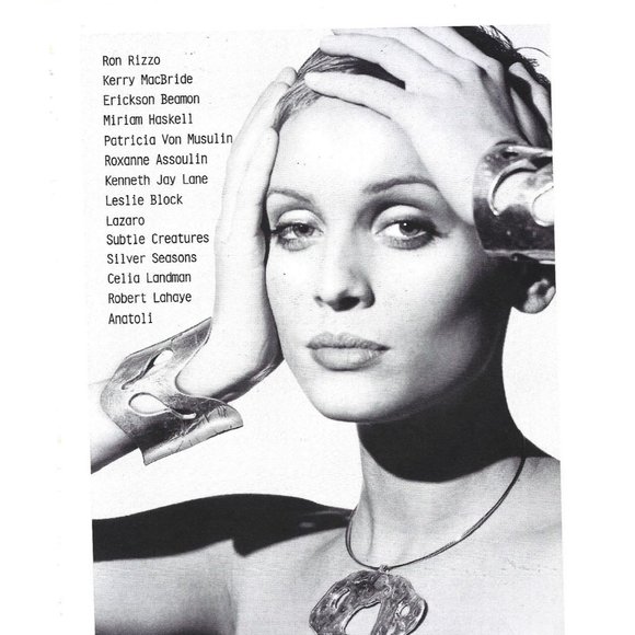 Macy's New Signature Jewelry Hearld Square Rizzo MacBride 1990s Vintage Print Ad - Picture 2 of 2